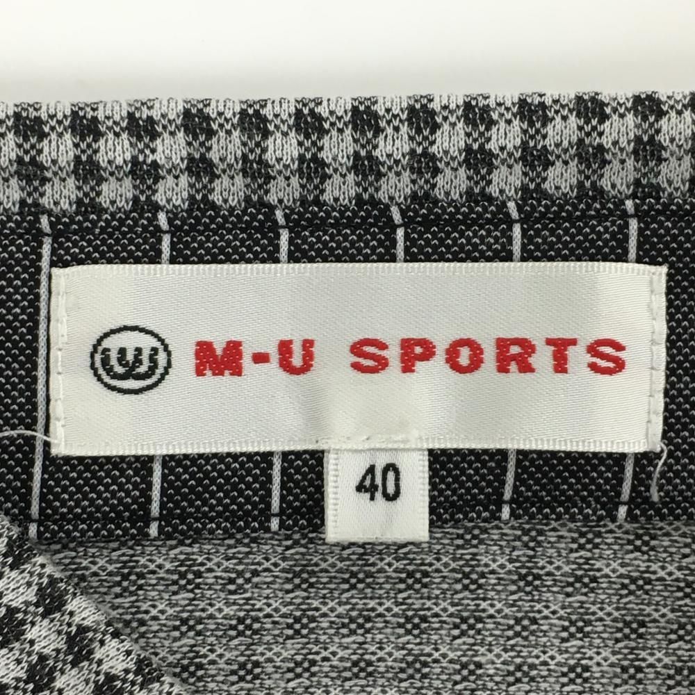 大得価，2025 新品 MU SPORTS MUスポーツ チェックスパンコール キャラクターボールホルダー 703D6900 アーモ・ブラック　※ネコポス便対応