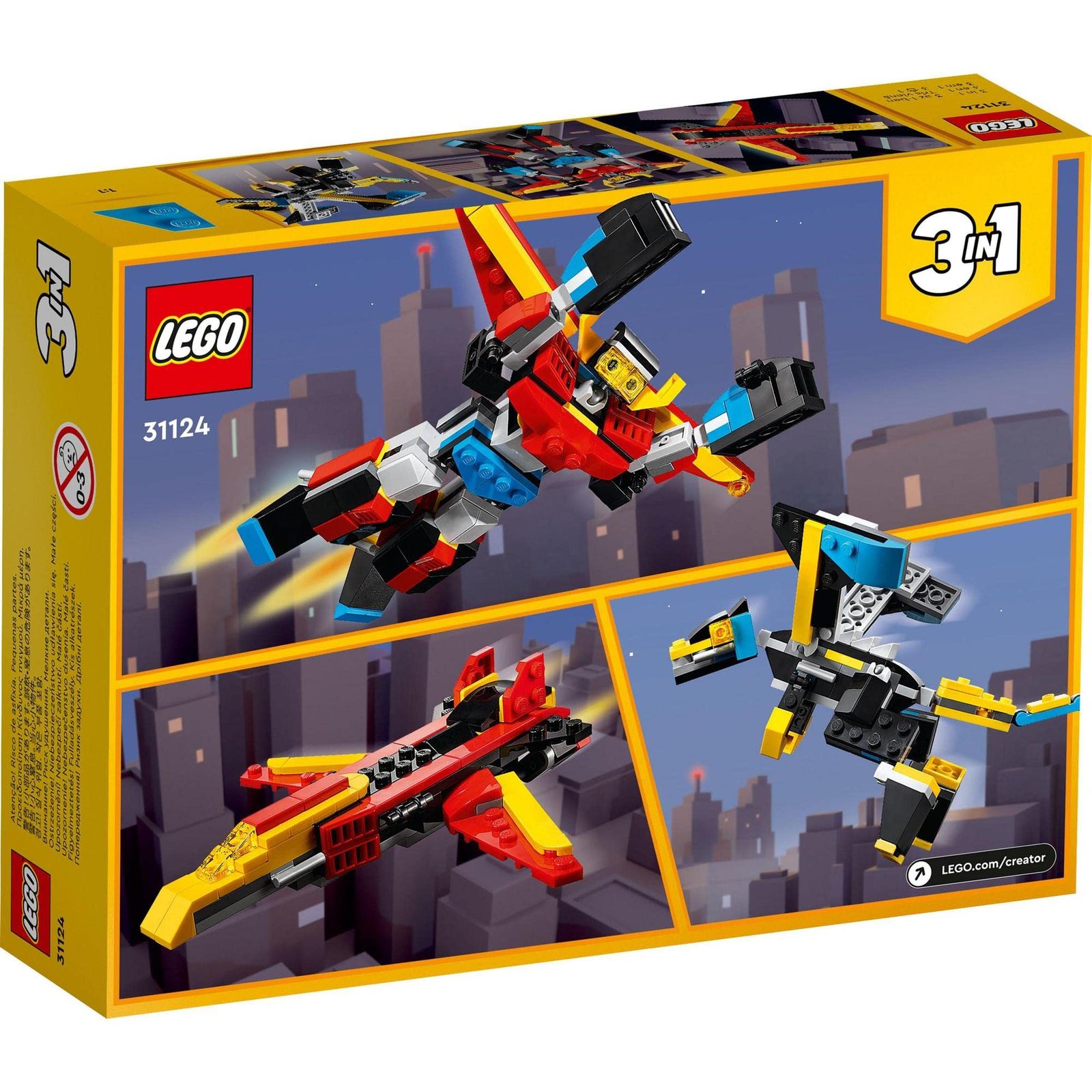 手渡し希望 Amazon.co.jp: レゴ(LEGO) クリエイター スーパーロボット 31124