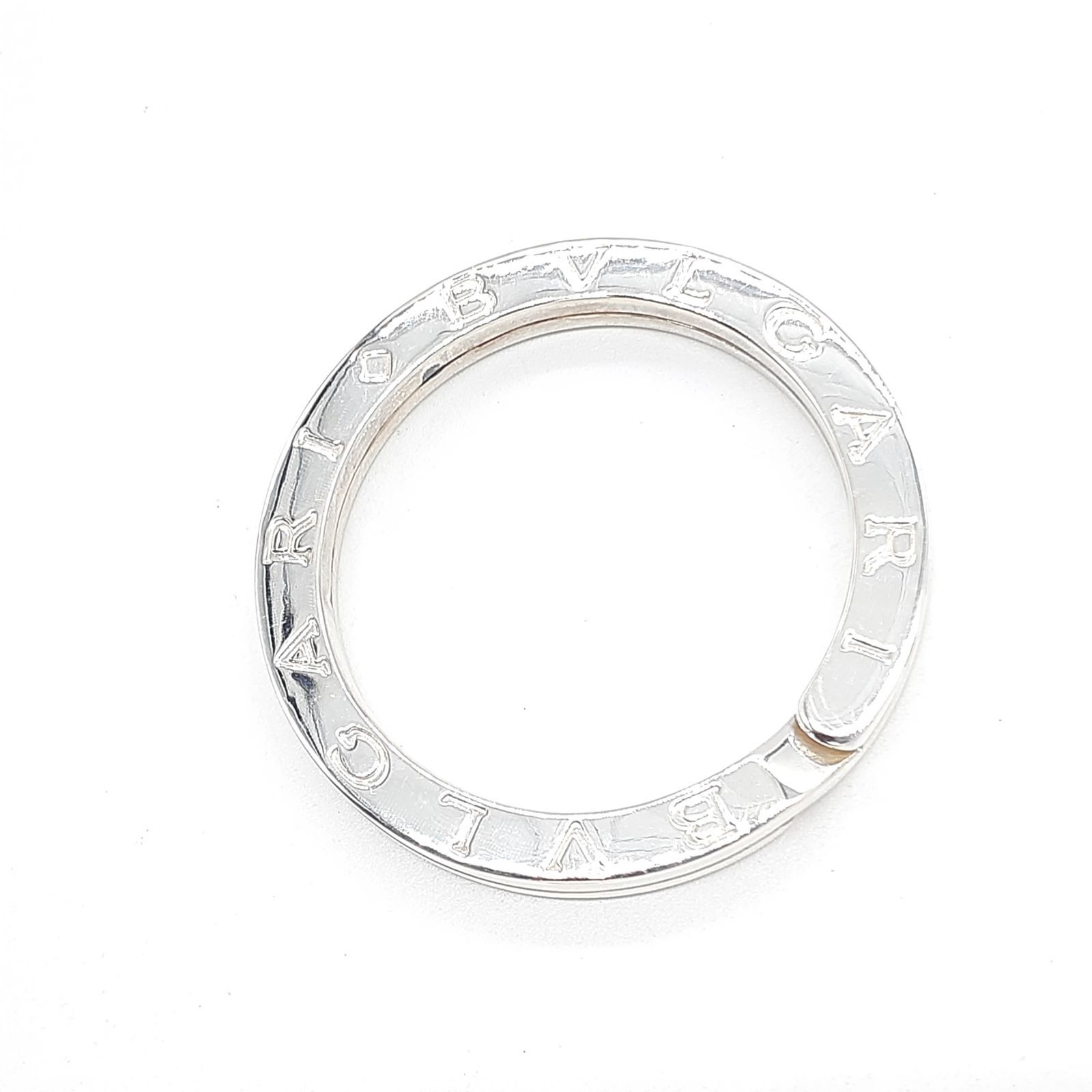 ブルガリ　BVLGARI キーリング　silver 925 ブルガリ BVLGARI キーリング アクセサリー ロゴ刻印 シルバー
