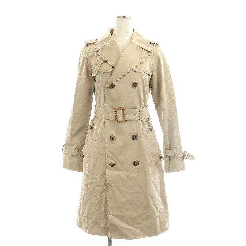 ドゥーズィエムクラス トレンチコート 美品　ベージュ 36 ベルト付き ドゥーズィエムクラス トレンチコート 美品 ベージュ 36 ベルト