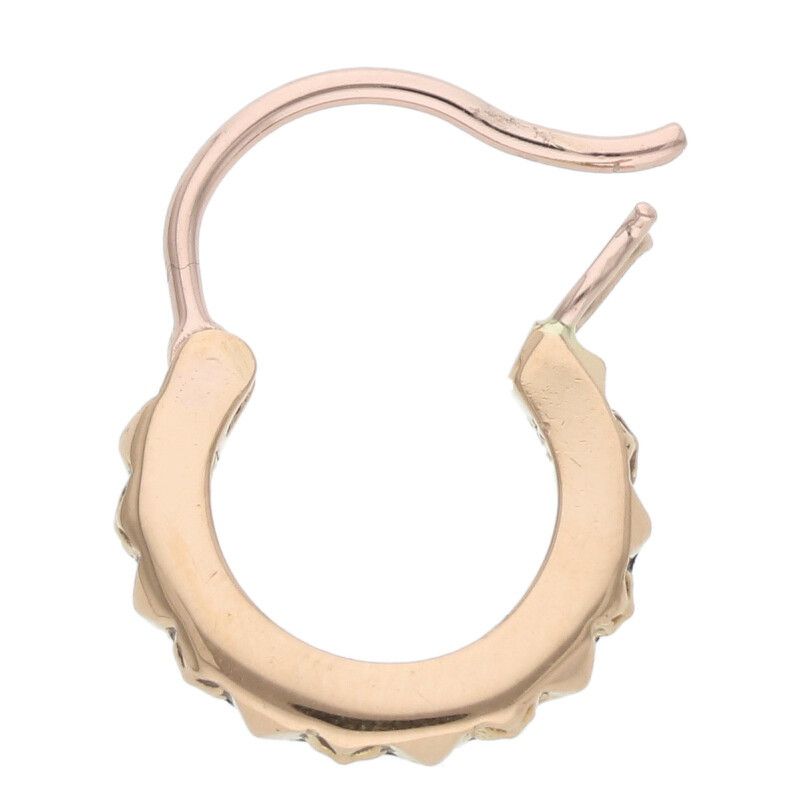 クロムハーツ 22K HOOP TFP TINY/タイニーフープ ゴールドピアス