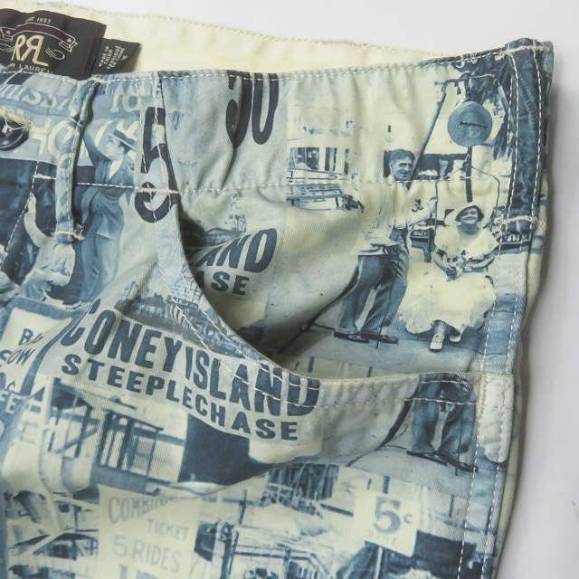 RRL ダブルアールエル 21SS Photo Print Twill Field Short