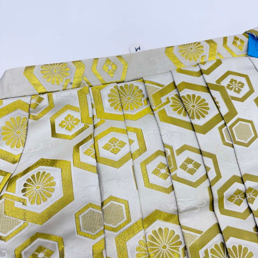 袴 行灯袴 男袴 紐下丈87cm 男性用袴 Lサイズ 成人式袴 金 黒 4630