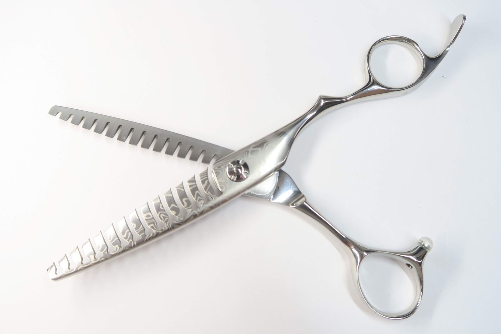 Aランク PRIMERD プリマード Damascus-TWIN 14 ダマスカス ツイン 14 セニング 美容師 理容師 6.0インチ 右利き H-10120