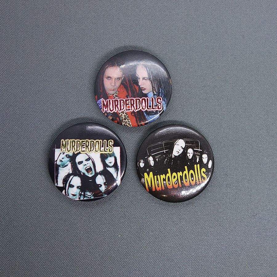 超格安価格 新品 未使用 Murderdolls ヘヴィメタルバンド 缶バッジ 3個セット ピンバッジ ミュージシャン Lavacanegra Com Mx Lavacanegra Com Mx