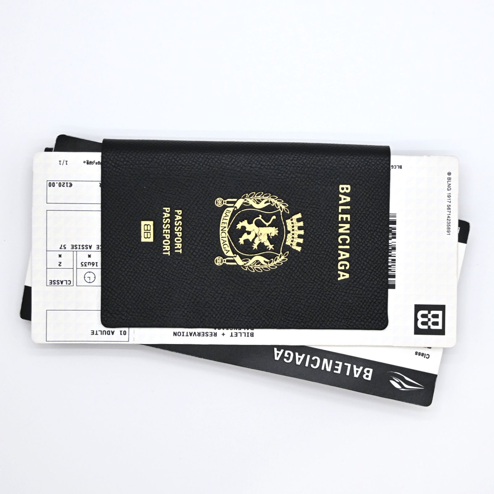 Balenciaga バレンシアガ　ロングウォレット　長財布 BALENCIAGA】PASSPORT ロング ウォレット 2 チケット ロゴ