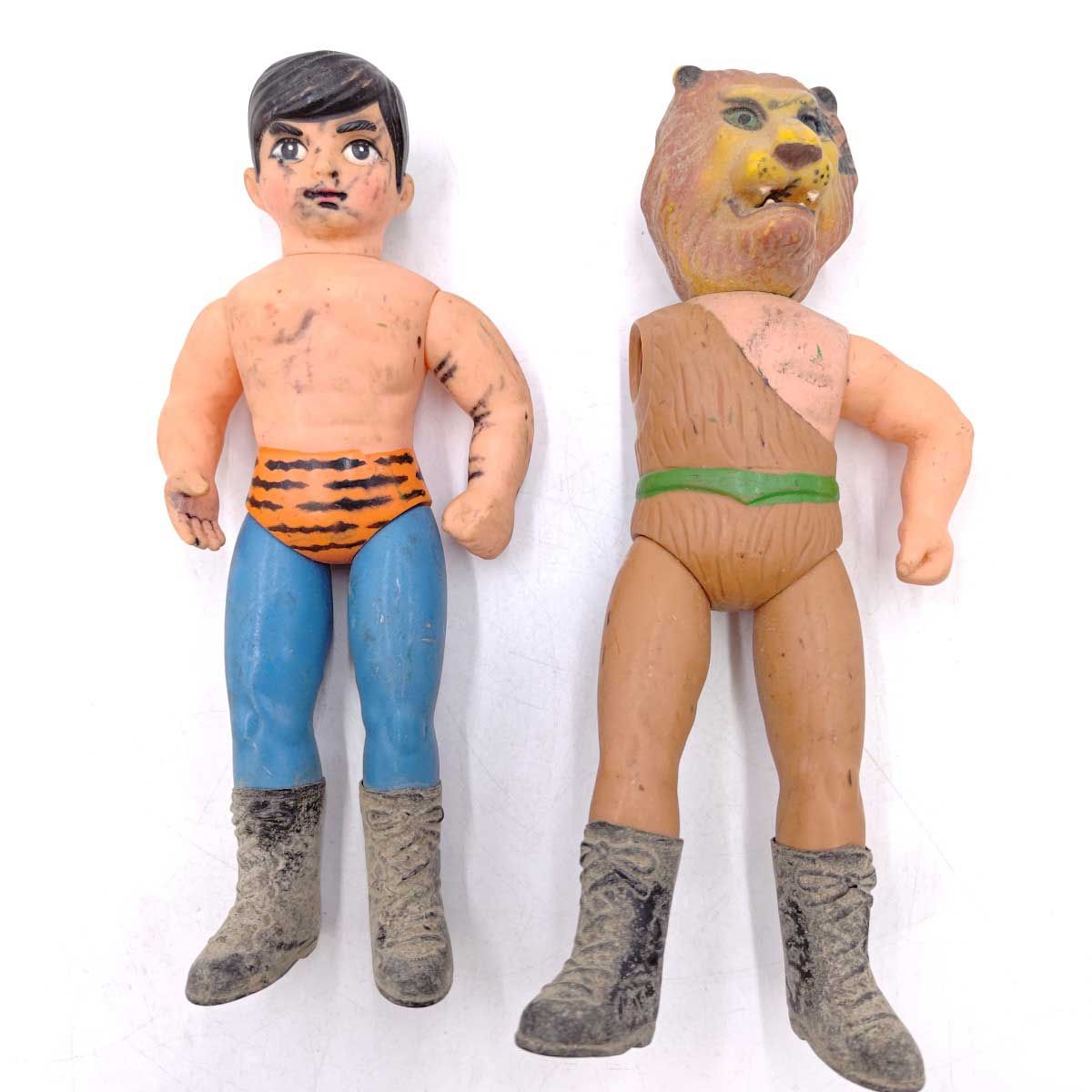 ジャンク][2点セット] 中嶋製作所 タイガーマスク ライオンマン