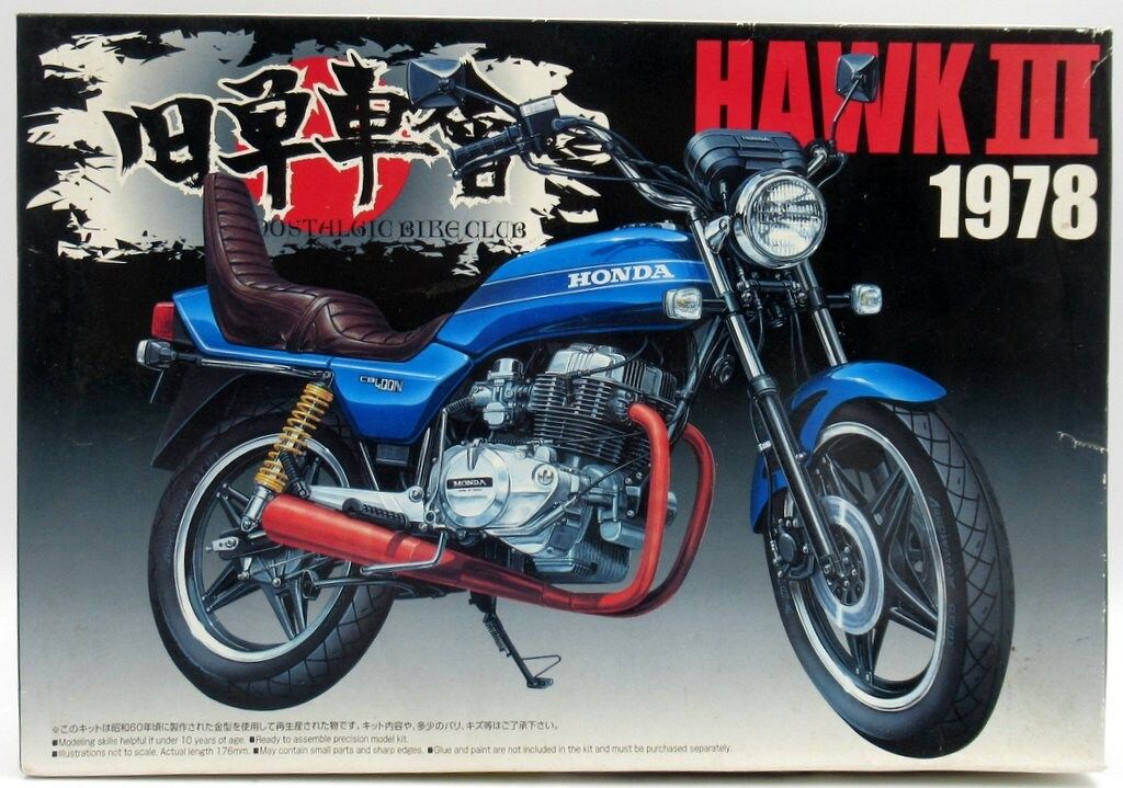 アオシマ1/12 旧単車會 我ら陽気な単車乗り 匠れーしんぐ HAWK 3