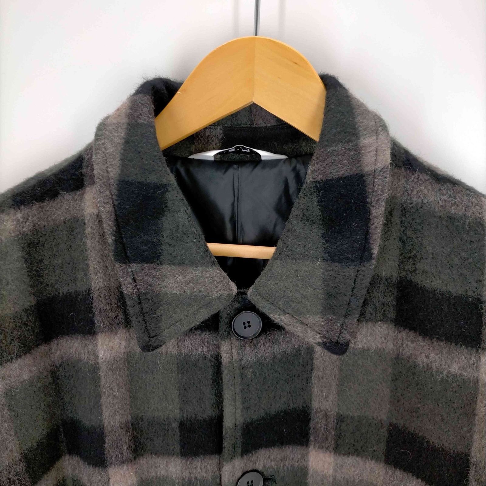 エムエスエムエル MSML WOOL CHECK COAT コート メンズ 表記無 - メルカリ