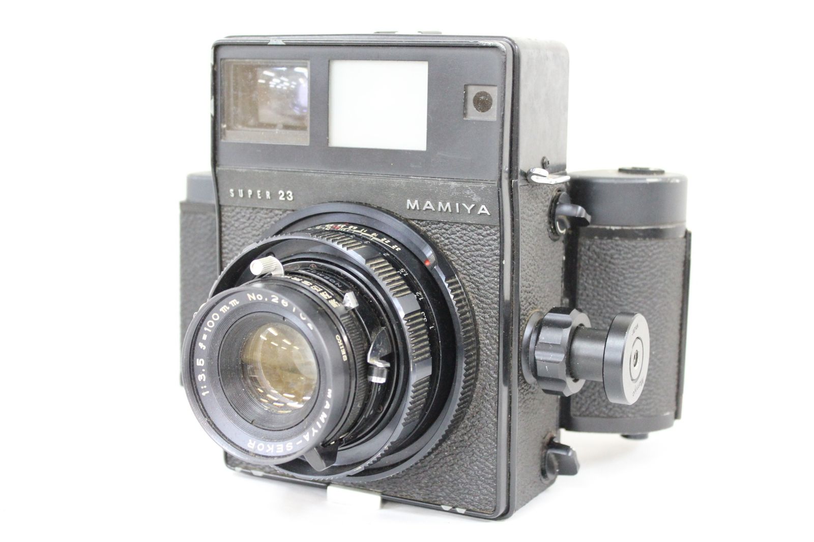 品 マミヤ Mamiya SUPER 23 ブラック Mamiya-Sekor 100mm F3.5 Roll Film Adapter 6x9 中判カメラ M6301