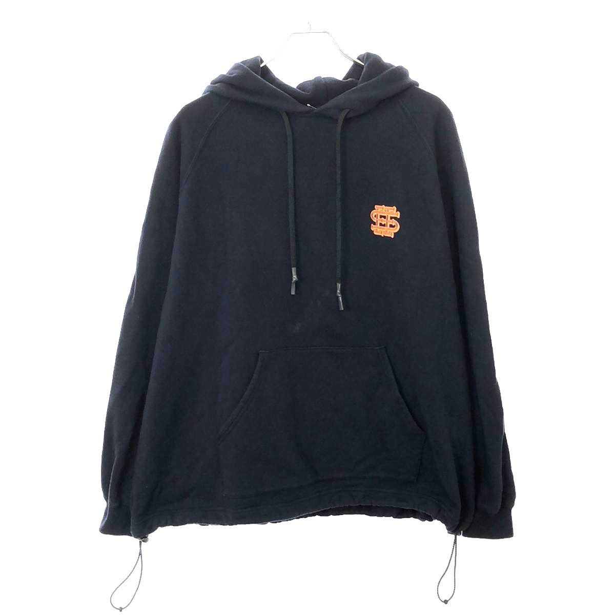 即完品✨WIND AND SEA ハーフジップ　ネイビー　スウェット　L SEE SEE シーシー プルオーバースウェットパーカー ネイビー L