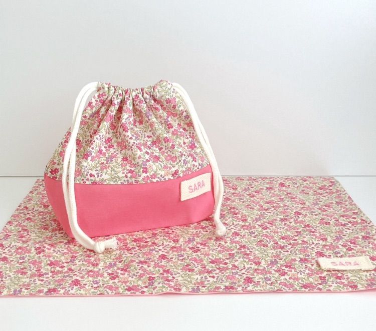 入園入学グッズ⭐︎6点セット⭐︎お花 入園入学グッズ ピンク花柄 レッスン