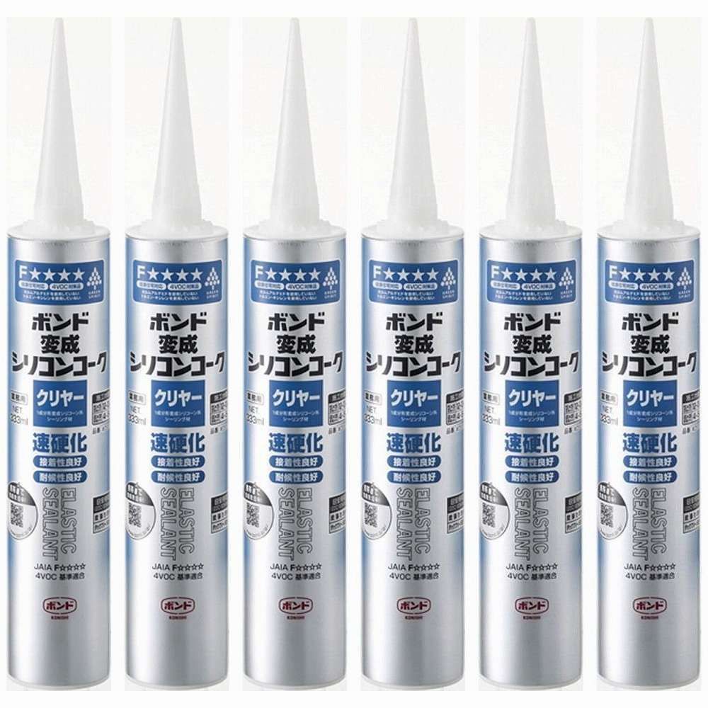 楽天市場】コニシ/ボンド 変成シリコン クリアー色（333ml） #05558【1