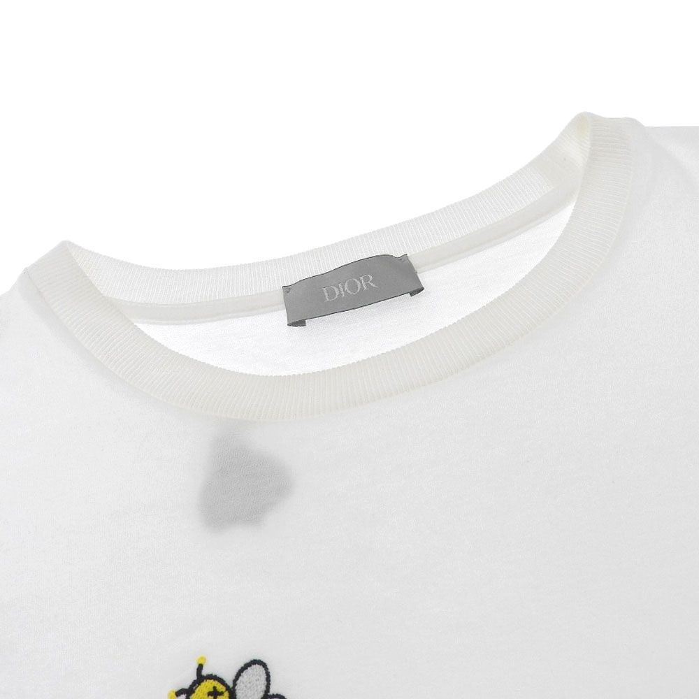 超美品 ディオール Dior 19SS DIOR × KAWS ディオール カウズ KIM JONES キムジョーンズ BEE 蜂 刺繍 総柄 Tシャツ  メンズ XS 44-46前後 - メルカリ