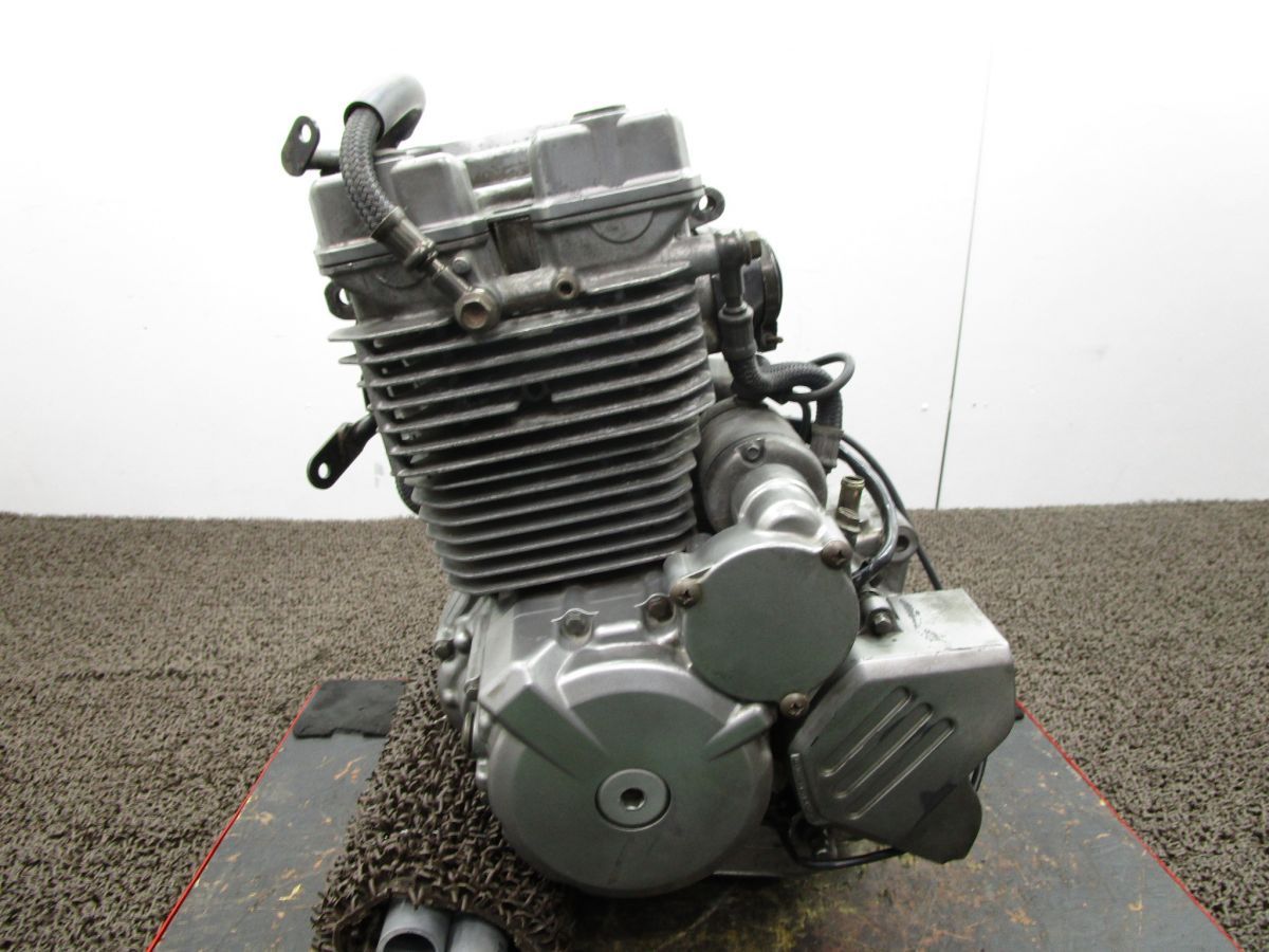 ジェベル250XC エンジン オイルクーラー A1351 SJ45A 始動 済み OH素材に スズキ J425 DJEBEL キャブ車