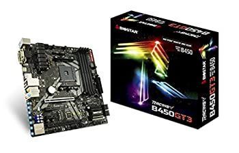 【中古】BIOSTAR 第3世代Ryzen AM4 対応 micro-ATX B450チップセット マザーボード (型番：B450GT3)
