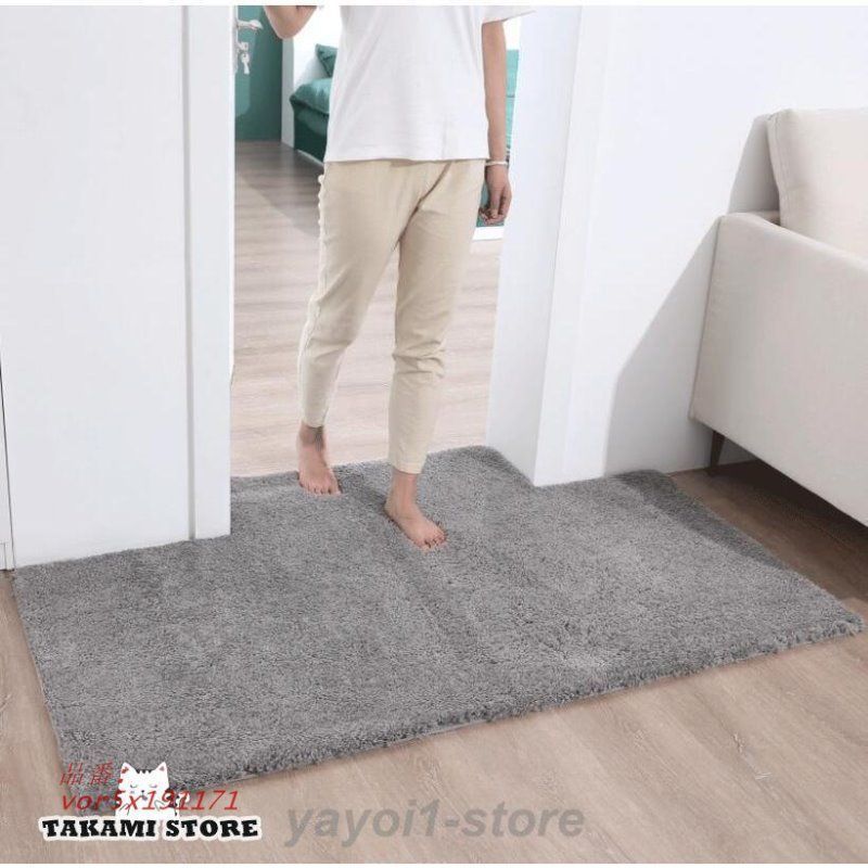 玄関マット 大判 長方形 無地 シンプル ストライプ 吸水マット 耐久耐用 カーペット バスマット 厚手 滑り止め 現代 四季通用 オシャレ モダン 洗える vor5x191171