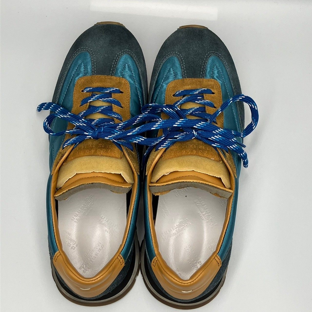 〇　Maison Margiela 22 メゾンマルタンマルジェラ Running Trainers スニーカー S57WS0255　サイズ41（約25.5ｃｍ）ブルー