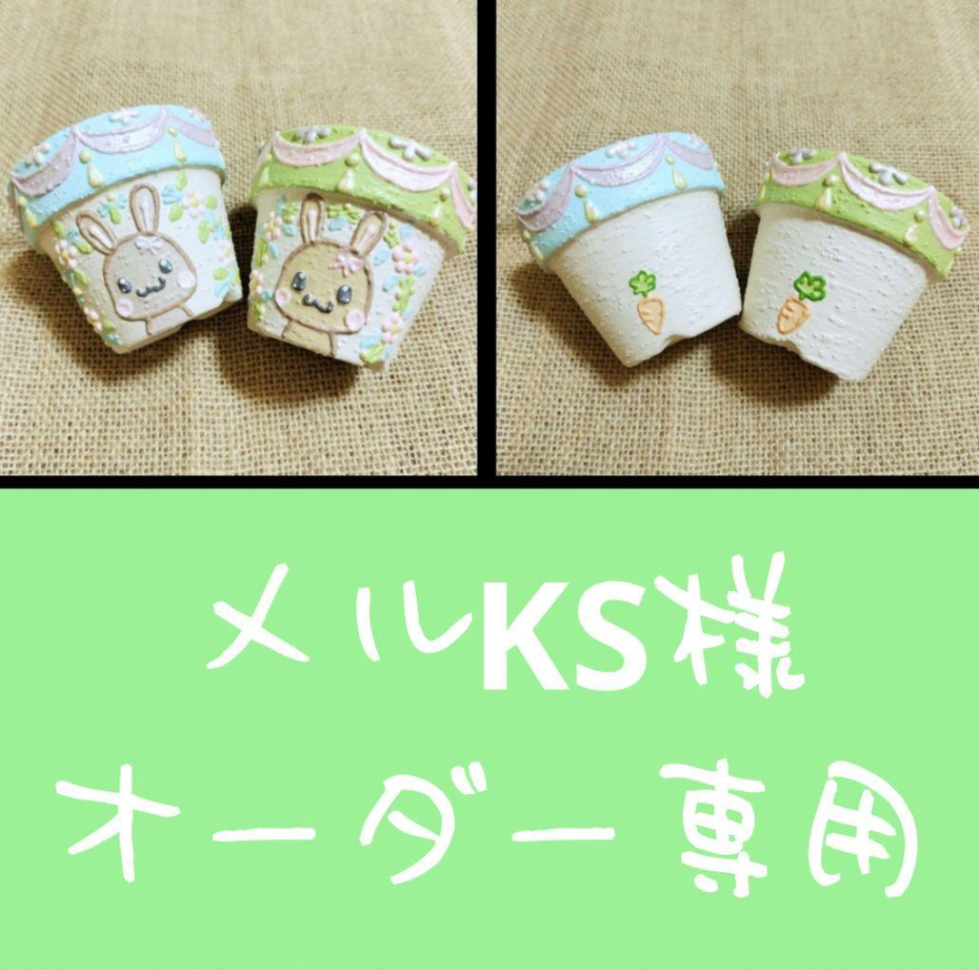 ❉メルKS様オーダー専用❉リメイク鉢❉リメ鉢❉多肉植物❉多肉❉