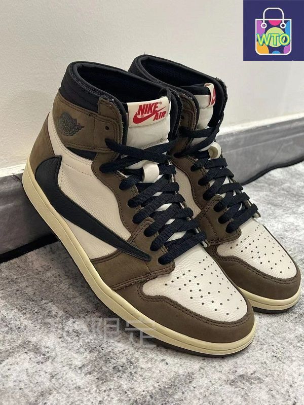 【希少/関税負担一切無/送料無料/コラボ/セール】Travis Scott x Travis Scott × Nike Air Jordan 1 High#0｜本日限定特価｜新品