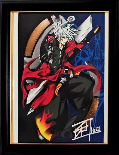 BLAZBLUE　ラグナ=ザ=ブラッドエッジ　複製原画 中古】原画イラストボード BLAZBLUE(ラグナ=ザ=ブラッドエッジ) アーク