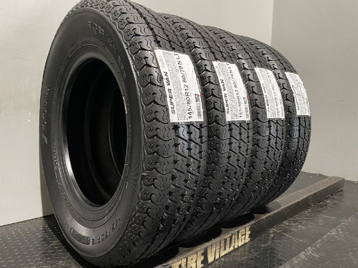 新品】2024年製 YOKOHAMA SUPER VAN 356 145/80R12 80/78N LT 12インチ