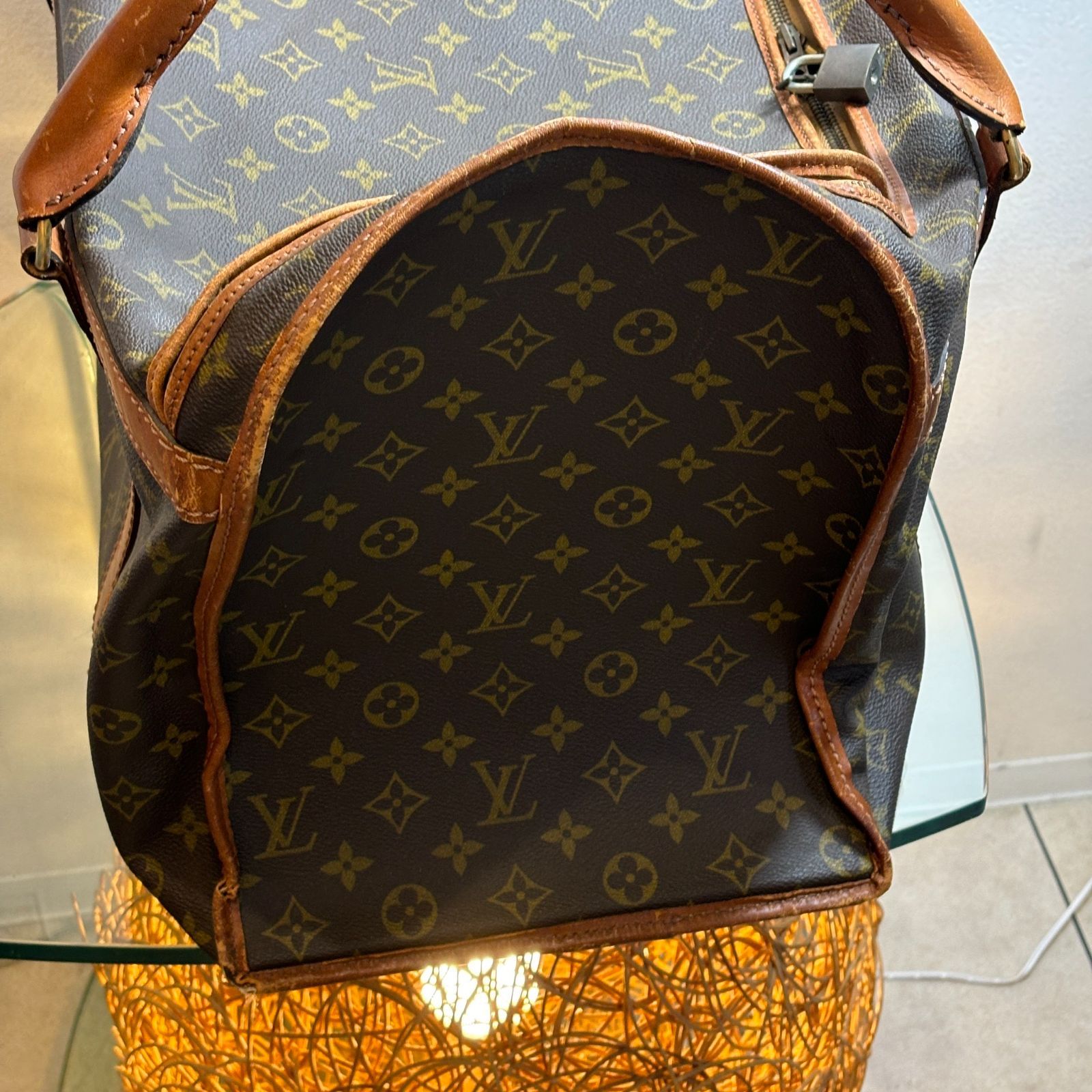 ルイヴィトン モノグラム ペットキャリー サックシャスール ボストン 0103