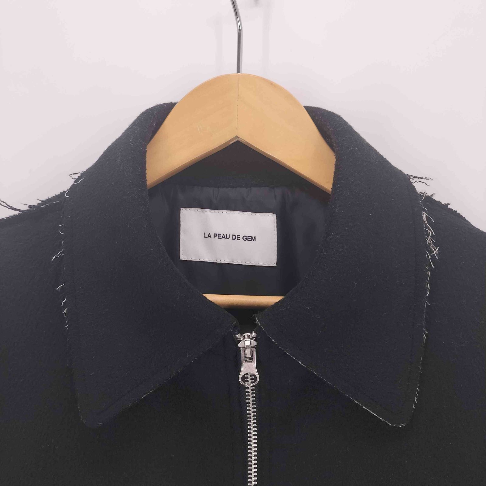 LA PEAU DE GEM ラポドゥジェム ウールカバーオール＊ 【公式通販】