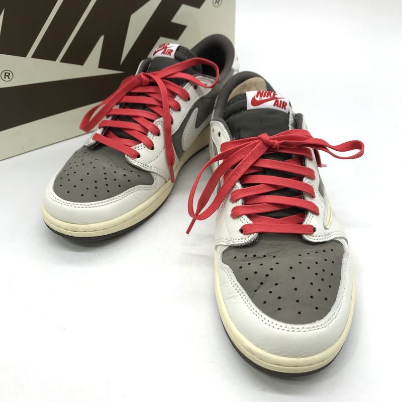 NIKE - NIKE ナイキ TRAVIS SCOTT AIR JORDAN 1 LOW OG SP VELVET BROWN DM7866-202 トラヴィススコット エアジョーダン1 ベルベットブラウン ローカットスニーカー US8 5 26 5cmの通販 by BRING店 ナイキなら