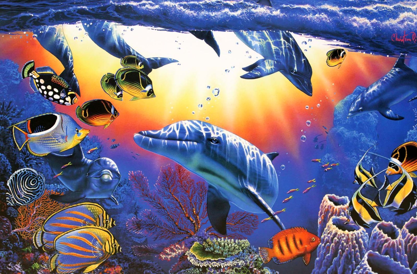 ラッセン ディズニー アートポスター「ミッキーマウス/ソーサラー オブ