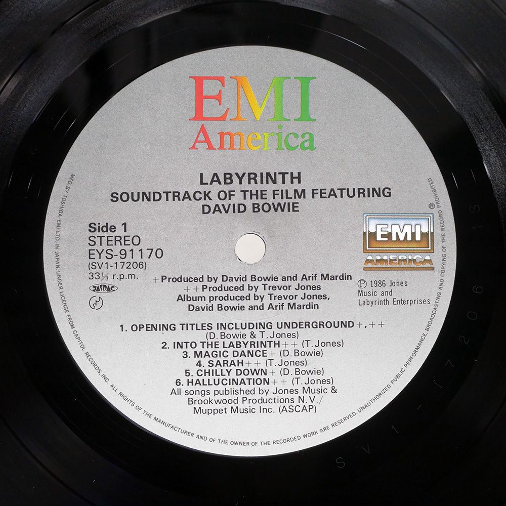 盤 OST DAVID BOWIE EMI AMERICA LP 洋楽 レコード CD DVD ブルーレイ