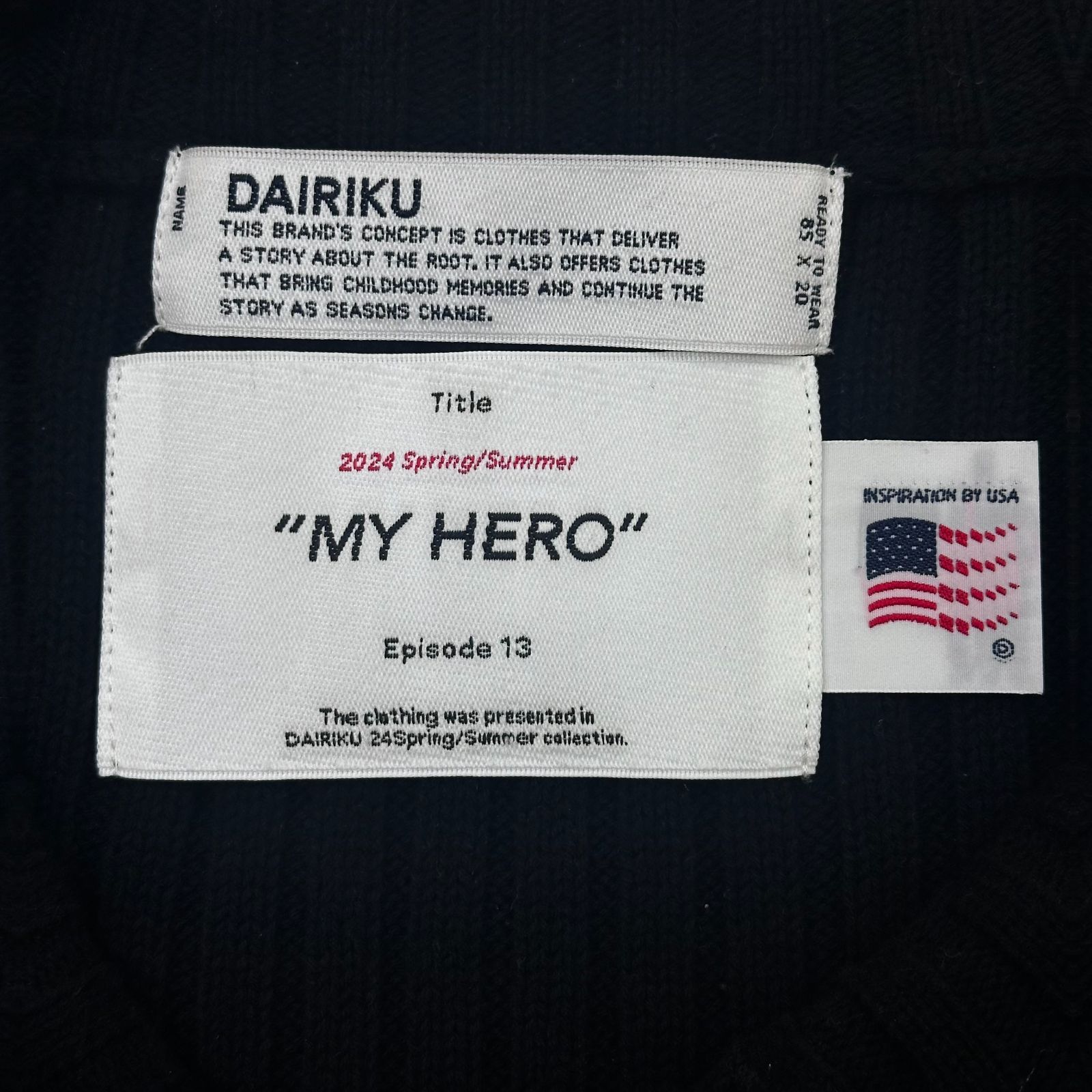 DAIRIKU 24SS McCallum Long Military Knit マッカラムロング