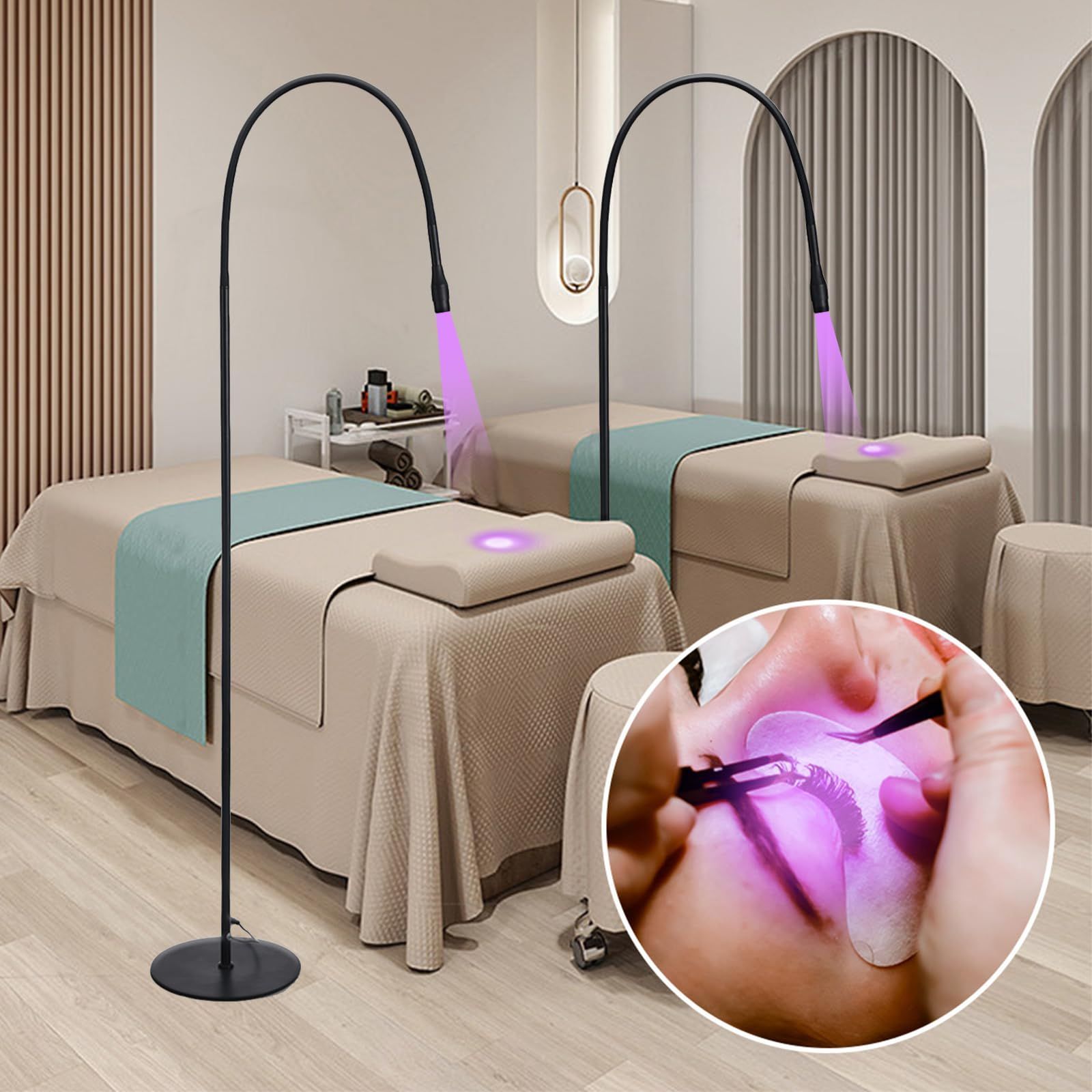 LEDマツエクライト　新品未使用！！ LEDマツエク まつげエクステ LEDマツエク導入キット スタンド