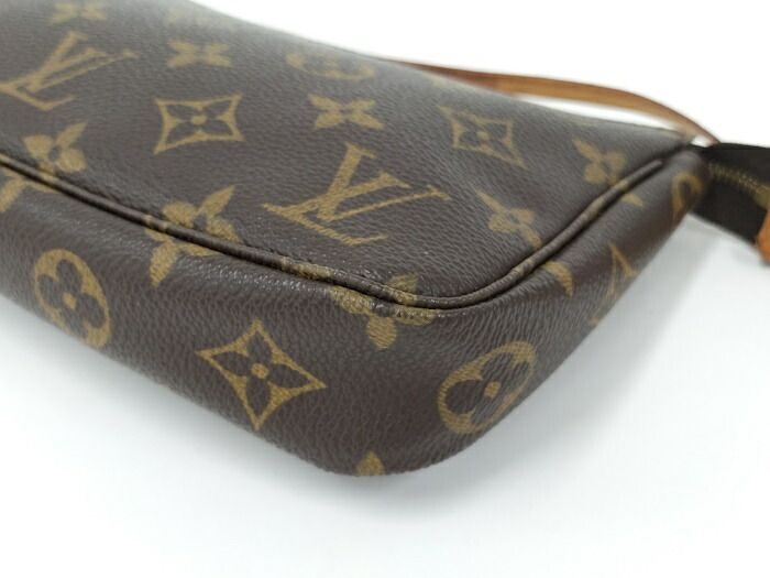 Louis Vuitton アクセサリーポーチブラウン 中古・古着通販】LOUIS VUITTON (ルイ ヴィトン) アクセサリーポーチ