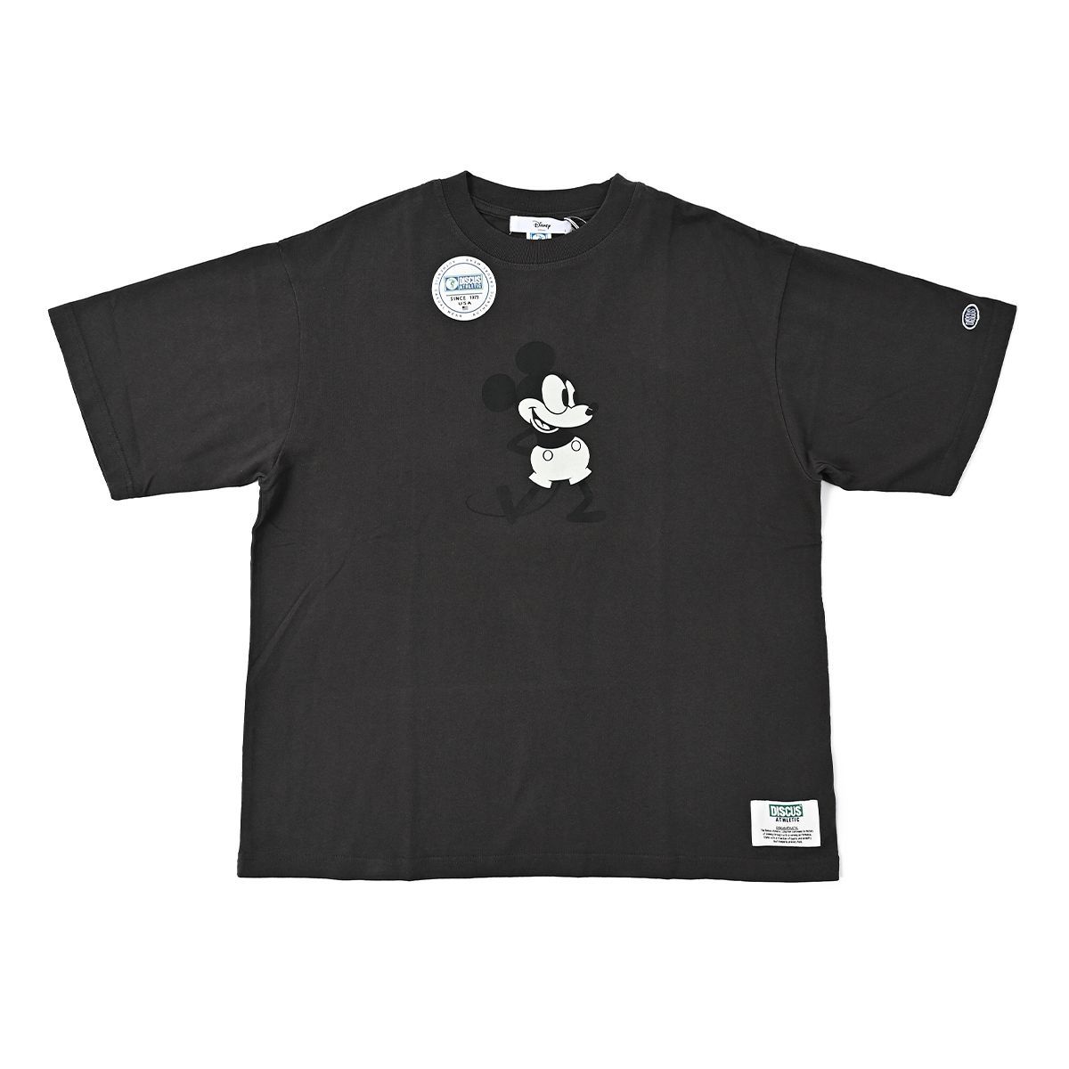 DISCUS Disney コラボ Tシャツ ティーシャツ 半袖 ディズニー ミッキー 