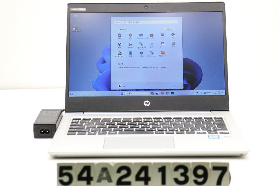 hp ProBook 430 G6 Core i5 8265U 1.6GHz/8GB/256GB(SSD)/13.3W/FWXGA(1366x768)/Win11 【54A241397】