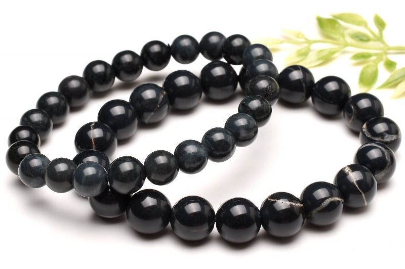 【日本銘石】北海道 神居古潭 12mm ブレスレット ¥17,600 70726f647563742f32303231303432