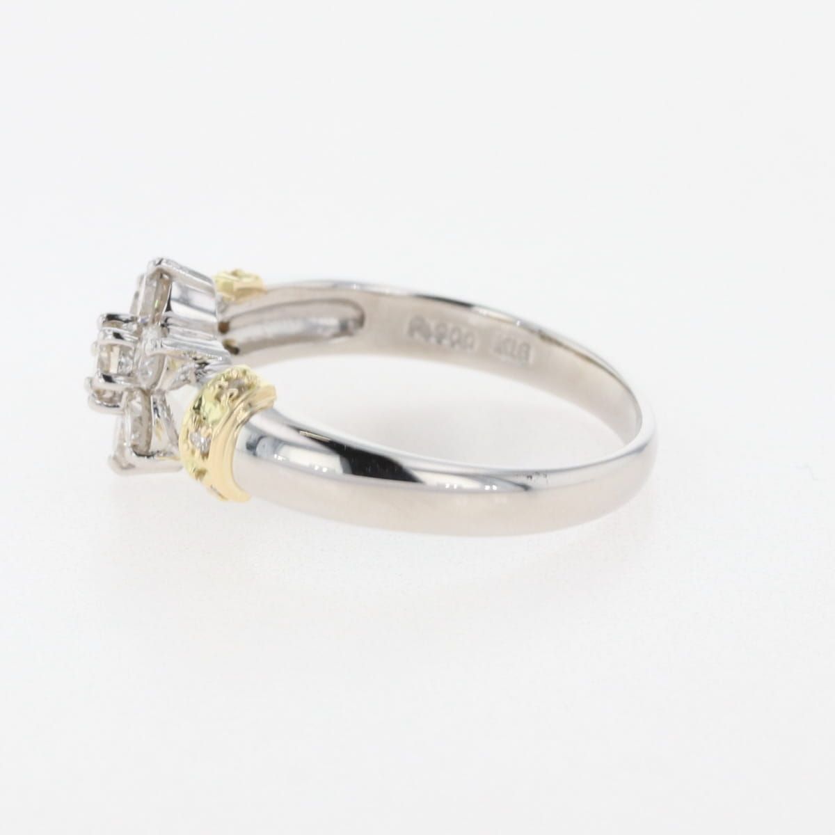 LAZY SUZAN K18 ダイヤ リング 11号 デザインジュエリー フル