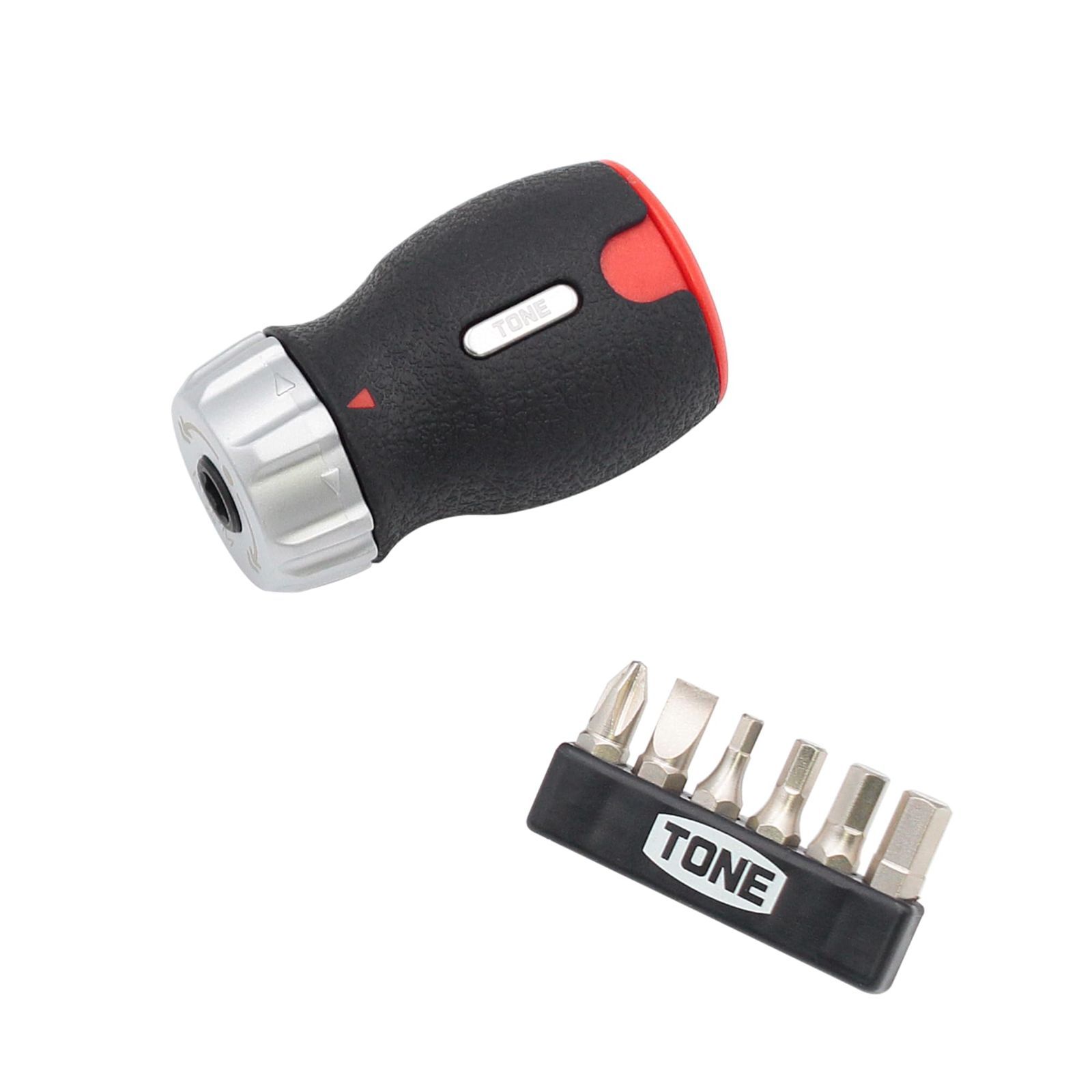トネ TONE マガジン付ラチェットスタビードライバーセット RSDM6S ビット二面幅6.35mm 内容7点
