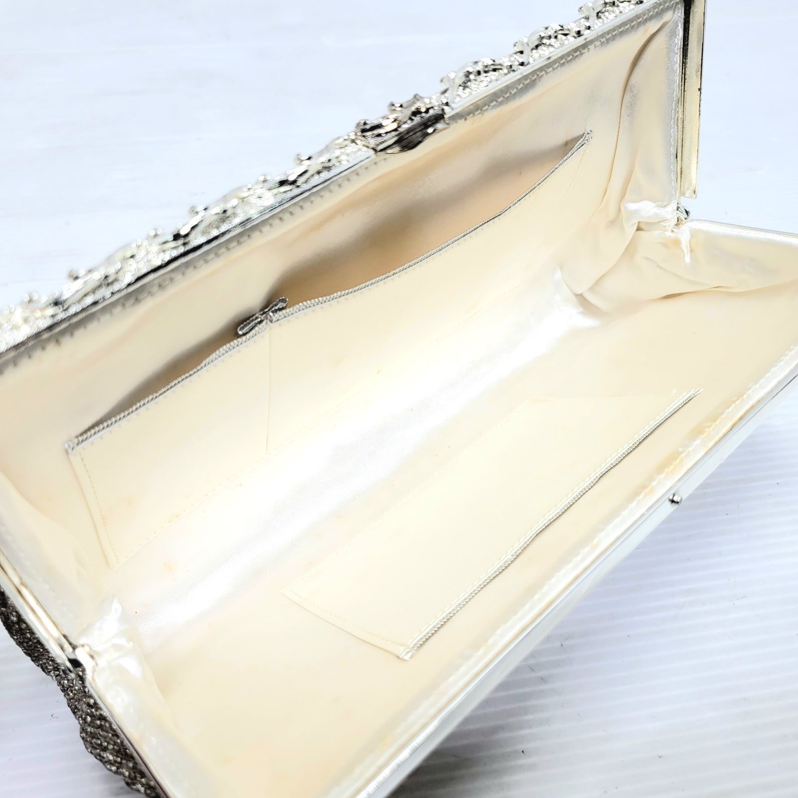 はしもと ビーズ クラッチ バッグ ミラー付き Yahoo!オークション