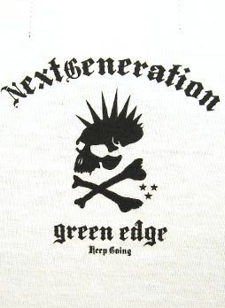 green edge Tシャツ