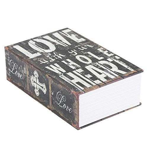 Love xuuyuu 辞書型 隠し金庫 セキュリティボックス 財布 保管 本棚 に リアル に 溶け込む(Love)