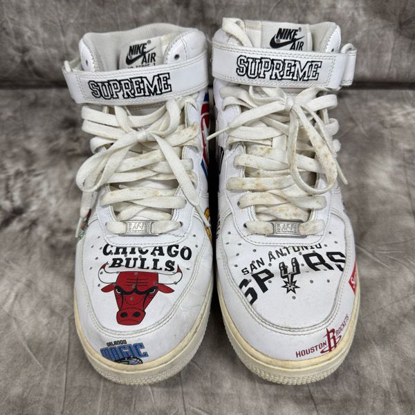 NIKE ナイキ supreme エアフォース　NBA スニーカー　キーホルダー Nike Air Force 1 Mid Supreme NBA \u0027Black\u0027 Release Date. Nike SNKRS
