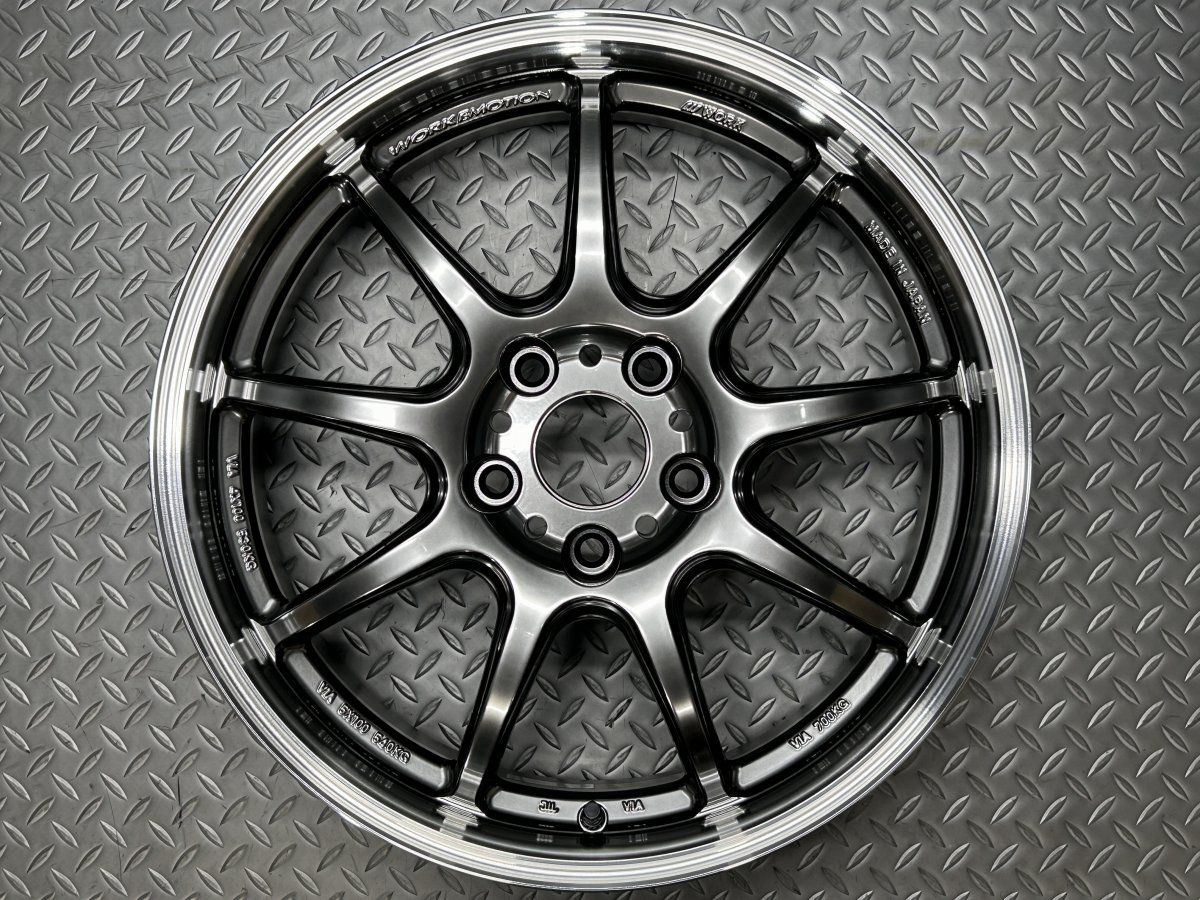 送料無料【訳あり新品1本】WORK EMOTION D9R 17x7.0J+38 5穴114.3 