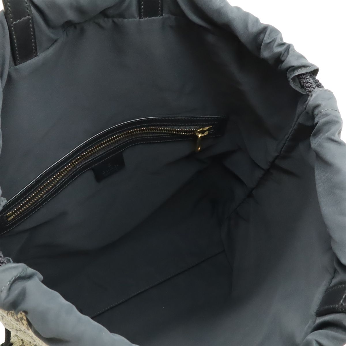 美品☆グッチ GGスプリーム ドローストリング バックパック アングリーキャット GUCCI グッチ アングリーキャット ドローストリング 2WAY バック