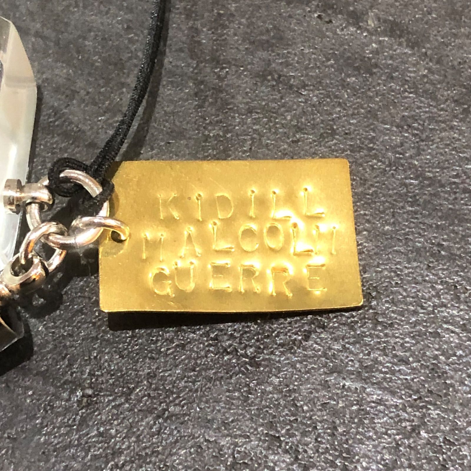 KIDILL 赤ドラ 麻雀 ネックレス キディル KL787 参考上代30800円 未使用品 KIDILL MAHJONG TILE NECKLACE COLLAB