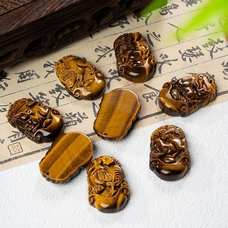 天然石 パワーストーン 干支 干支飾り 十二支 12個セット 干支グッズ タイガーアイ 虎目石 蛇 巳年 開運 財運 幸運 金運 厄除け 運気向上 繁栄 伝統的 金運 財運 商売 盛 縁起物 インテリア ATMAENTERPRISE_COM