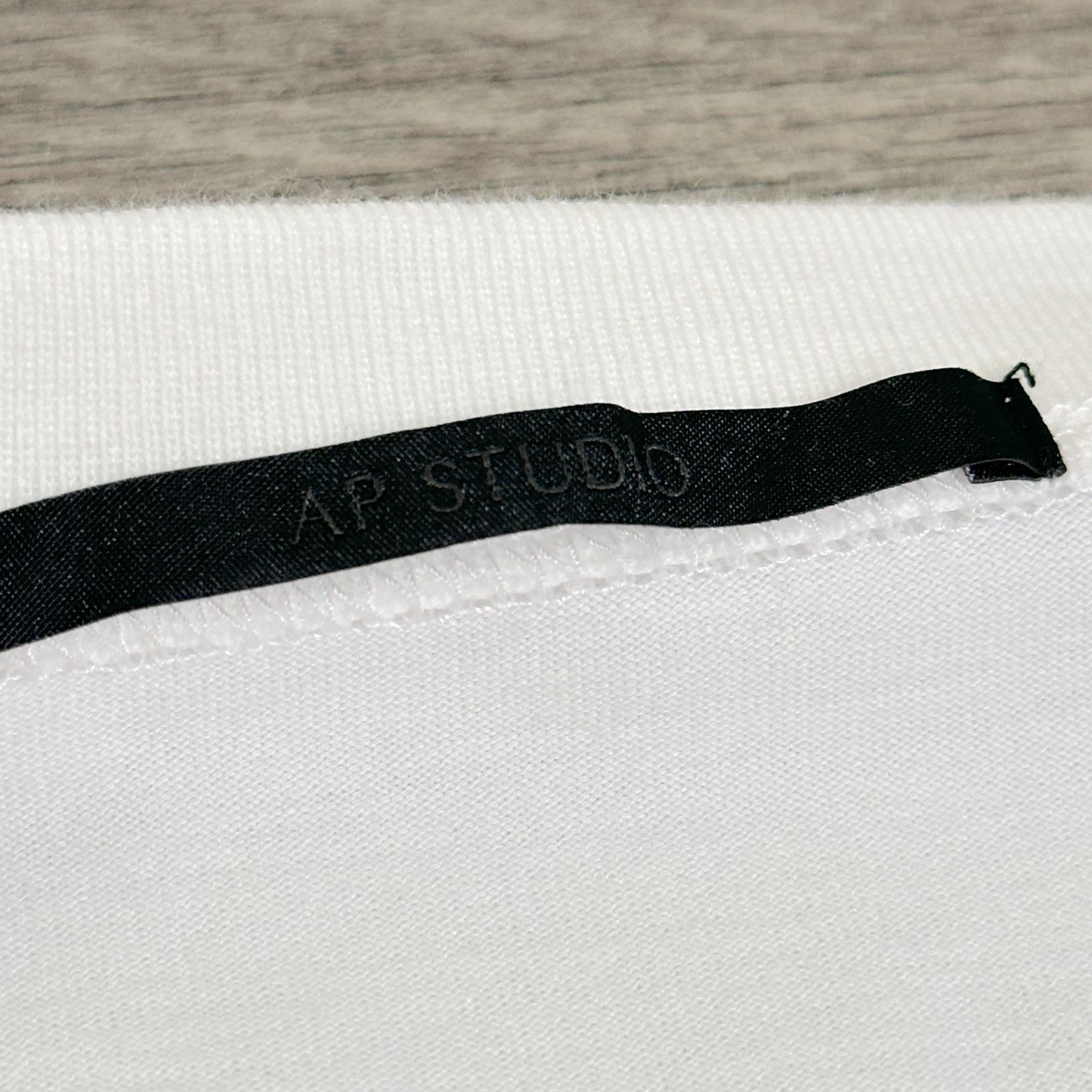 24SS AP STUDIO 24SS ビッグTシャツ オーバーサイズ 5分袖 無地