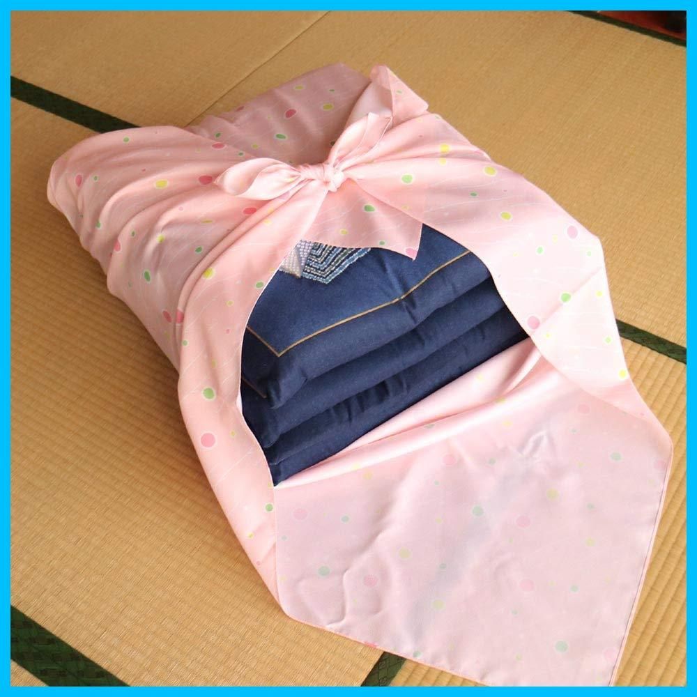 大判 風呂敷 柄 ホワイトハウス 片面 ポリエステル 変わり格子