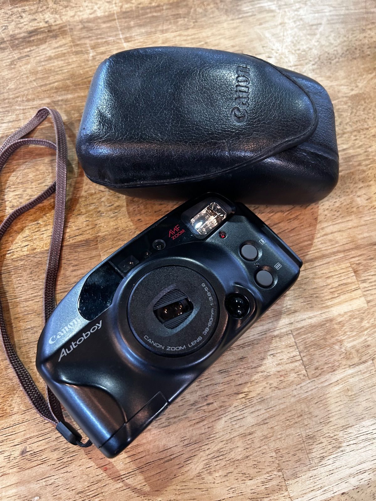 Canon　Autboy　フィルムカ　メラ　ジャンク品 ジャンク品 canon autoboy フィルムカメラ ケース付き - メルカリ